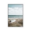 Picture of Beach Boat _GroupedProduct_Rectangle_Portrait_Photography _GroupedProduct_Rectangle_Portrait_Canvas_Framed_