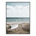 Picture of Beach Boat _GroupedProduct_Rectangle_Portrait_Photography _GroupedProduct_Rectangle_Portrait_Canvas_Framed_