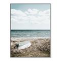 Picture of Beach Boat _GroupedProduct_Rectangle_Portrait_Photography _GroupedProduct_Rectangle_Portrait_Canvas_Framed_