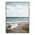 Picture of Beach Boat _GroupedProduct_Rectangle_Portrait_Photography _GroupedProduct_Rectangle_Portrait_Canvas_Framed_