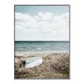 Picture of Beach Boat _GroupedProduct_Rectangle_Portrait_Photography _GroupedProduct_Rectangle_Portrait_Canvas_Framed_