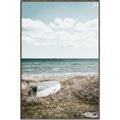 Picture of Beach Boat _GroupedProduct_Rectangle_Portrait_Photography _GroupedProduct_Rectangle_Portrait_Canvas_Framed_