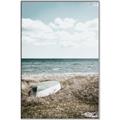 Picture of Beach Boat _GroupedProduct_Rectangle_Portrait_Photography _GroupedProduct_Rectangle_Portrait_Canvas_Framed_