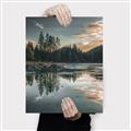 Picture of Cottage Lake _GroupedProduct_Rectangle_Portrait_Photography _GroupedProduct_Rectangle_Portrait_Canvas_