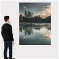 Picture of Cottage Lake _GroupedProduct_Rectangle_Portrait_Photography _GroupedProduct_Rectangle_Portrait_Canvas_