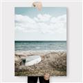 Picture of Beach Boat _GroupedProduct_Rectangle_Portrait_Photography _GroupedProduct_Rectangle_Portrait_Canvas_