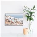 Picture of Santorini Homes _GroupedProduct_Rectangle_Landscape_Photography _GroupedProduct_Rectangle_Landscape_Canvas_Framed_