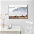 Picture of Wild Horses _GroupedProduct_Rectangle_Landscape_Photography _GroupedProduct_Rectangle_Landscape_Canvas_Framed_