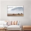 Picture of Wild Horses _GroupedProduct_Rectangle_Landscape_Photography _GroupedProduct_Rectangle_Landscape_Canvas_Framed_
