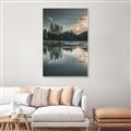 Picture of Cottage Lake _GroupedProduct_Rectangle_Portrait_Photography _GroupedProduct_Rectangle_Portrait_Canvas_Framed_