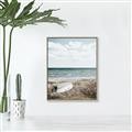 Picture of Beach Boat _GroupedProduct_Rectangle_Portrait_Photography _GroupedProduct_Rectangle_Portrait_Canvas_Framed_
