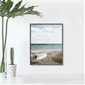 Picture of Beach Boat _GroupedProduct_Rectangle_Portrait_Photography _GroupedProduct_Rectangle_Portrait_Canvas_Framed_