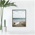 Picture of Beach Boat _GroupedProduct_Rectangle_Portrait_Photography _GroupedProduct_Rectangle_Portrait_Canvas_Framed_