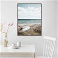 Picture of Beach Boat _GroupedProduct_Rectangle_Portrait_Photography _GroupedProduct_Rectangle_Portrait_Canvas_Framed_