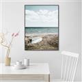 Picture of Beach Boat _GroupedProduct_Rectangle_Portrait_Photography _GroupedProduct_Rectangle_Portrait_Canvas_Framed_