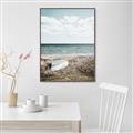 Picture of Beach Boat _GroupedProduct_Rectangle_Portrait_Photography _GroupedProduct_Rectangle_Portrait_Canvas_Framed_