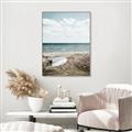 Picture of Beach Boat _GroupedProduct_Rectangle_Portrait_Photography _GroupedProduct_Rectangle_Portrait_Canvas_Framed_