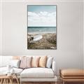 Picture of Beach Boat _GroupedProduct_Rectangle_Portrait_Photography _GroupedProduct_Rectangle_Portrait_Canvas_Framed_