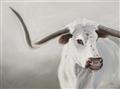 Picture of Cow with Big Horn _GroupedProduct_Rectangle_Landscape_Unframed_Print_Only_