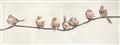 Picture of Birds on Wooden Branch _GroupedProduct_Panel_Landscape_Unframed_Print_Only_