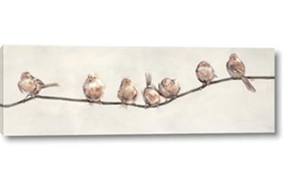 Picture of Birds on Wooden Branch
