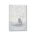 Picture of White Pretty Flower  Neutral _GroupedProduct_Rectangle_Portrait_Canvas_