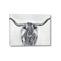 Picture of Painted Longhorn Bull _GroupedProduct_Rectangle_Landscape_Canvas_