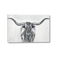 Picture of Painted Longhorn Bull _GroupedProduct_Rectangle_Landscape_Canvas_