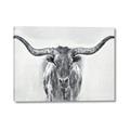 Picture of Painted Longhorn Bull _GroupedProduct_Rectangle_Landscape_Canvas_