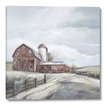 Picture of Old Brown Barn II  _GroupedProduct_Square_Canvas_