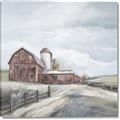 Picture of Old Brown Barn II  _GroupedProduct_Square_Canvas_