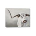 Picture of Cow with Big Horn _GroupedProduct_Rectangle_Landscape_Canvas_
