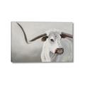 Picture of Cow with Big Horn _GroupedProduct_Rectangle_Landscape_Canvas_