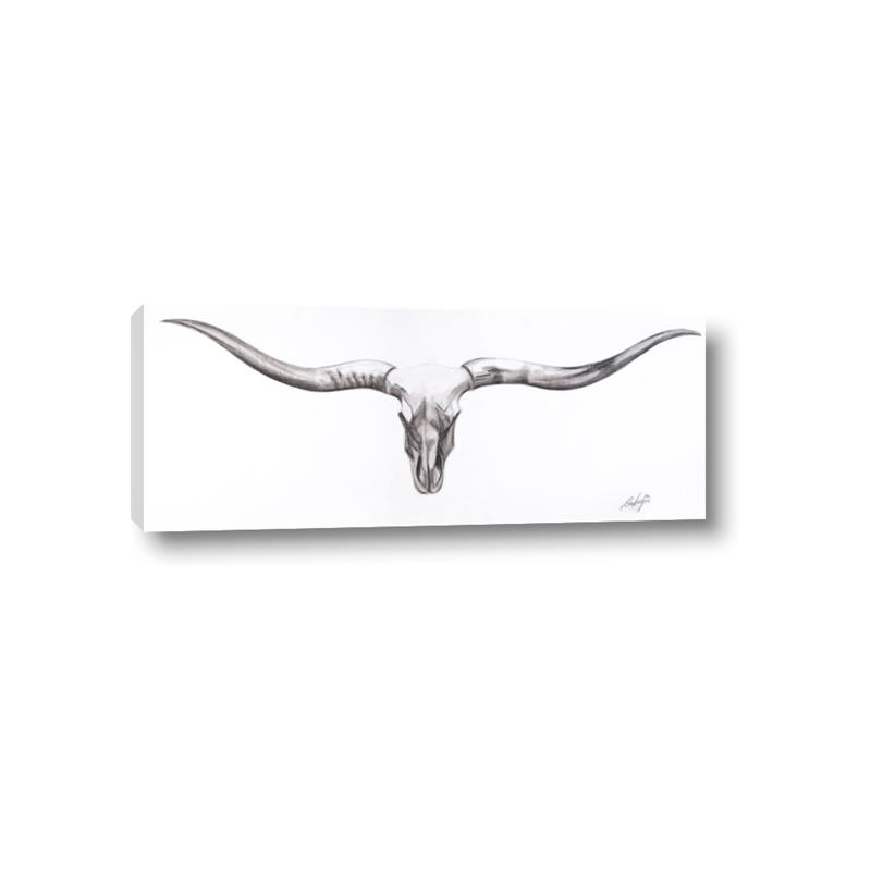 Picture of Stretched Skull   _GroupedProduct_Panel_Landscape_Canvas_