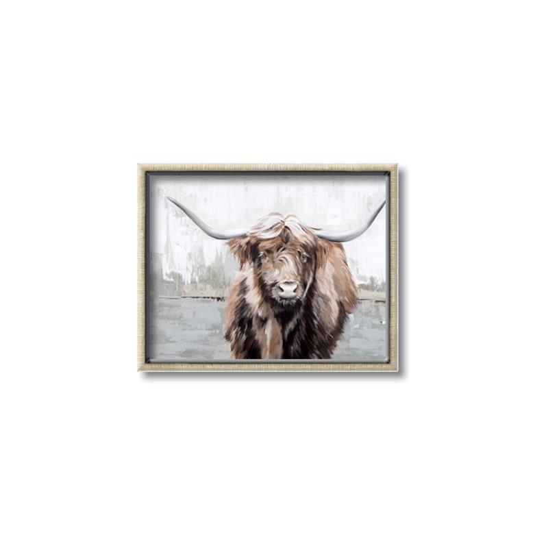 Picture of Bison _GroupedProduct_Rectangle_Landscape_Canvas_Framed_
