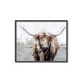 Picture of Bison _GroupedProduct_Rectangle_Landscape_Canvas_Framed_