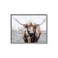 Picture of Bison _GroupedProduct_Rectangle_Landscape_Canvas_Framed_