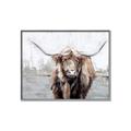 Picture of Bison _GroupedProduct_Rectangle_Landscape_Canvas_Framed_