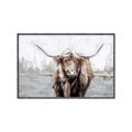 Picture of Bison _GroupedProduct_Rectangle_Landscape_Canvas_Framed_