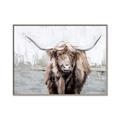 Picture of Bison _GroupedProduct_Rectangle_Landscape_Canvas_Framed_