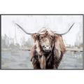 Picture of Bison _GroupedProduct_Rectangle_Landscape_Canvas_Framed_