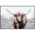 Picture of Bison _GroupedProduct_Rectangle_Landscape_Canvas_Framed_