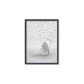 Picture of White Pretty Flower  Neutral _GroupedProduct_Rectangle_Portrait_Canvas_Framed_