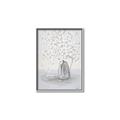 Picture of White Pretty Flower  Neutral _GroupedProduct_Rectangle_Portrait_Canvas_Framed_