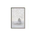 Picture of White Pretty Flower  Neutral _GroupedProduct_Rectangle_Portrait_Canvas_Framed_