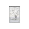 Picture of White Pretty Flower  Neutral _GroupedProduct_Rectangle_Portrait_Canvas_Framed_