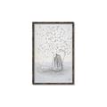Picture of White Pretty Flower  Neutral _GroupedProduct_Rectangle_Portrait_Canvas_Framed_