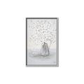 Picture of White Pretty Flower  Neutral _GroupedProduct_Rectangle_Portrait_Canvas_Framed_