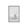 Picture of White Pretty Flower  Neutral _GroupedProduct_Rectangle_Portrait_Canvas_Framed_