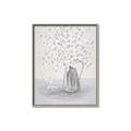 Picture of White Pretty Flower  Neutral _GroupedProduct_Rectangle_Portrait_Canvas_Framed_